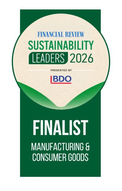 AFR Sustainability Leaders 2026 Finalist &ndash; Manufacturing & Consumer Goods