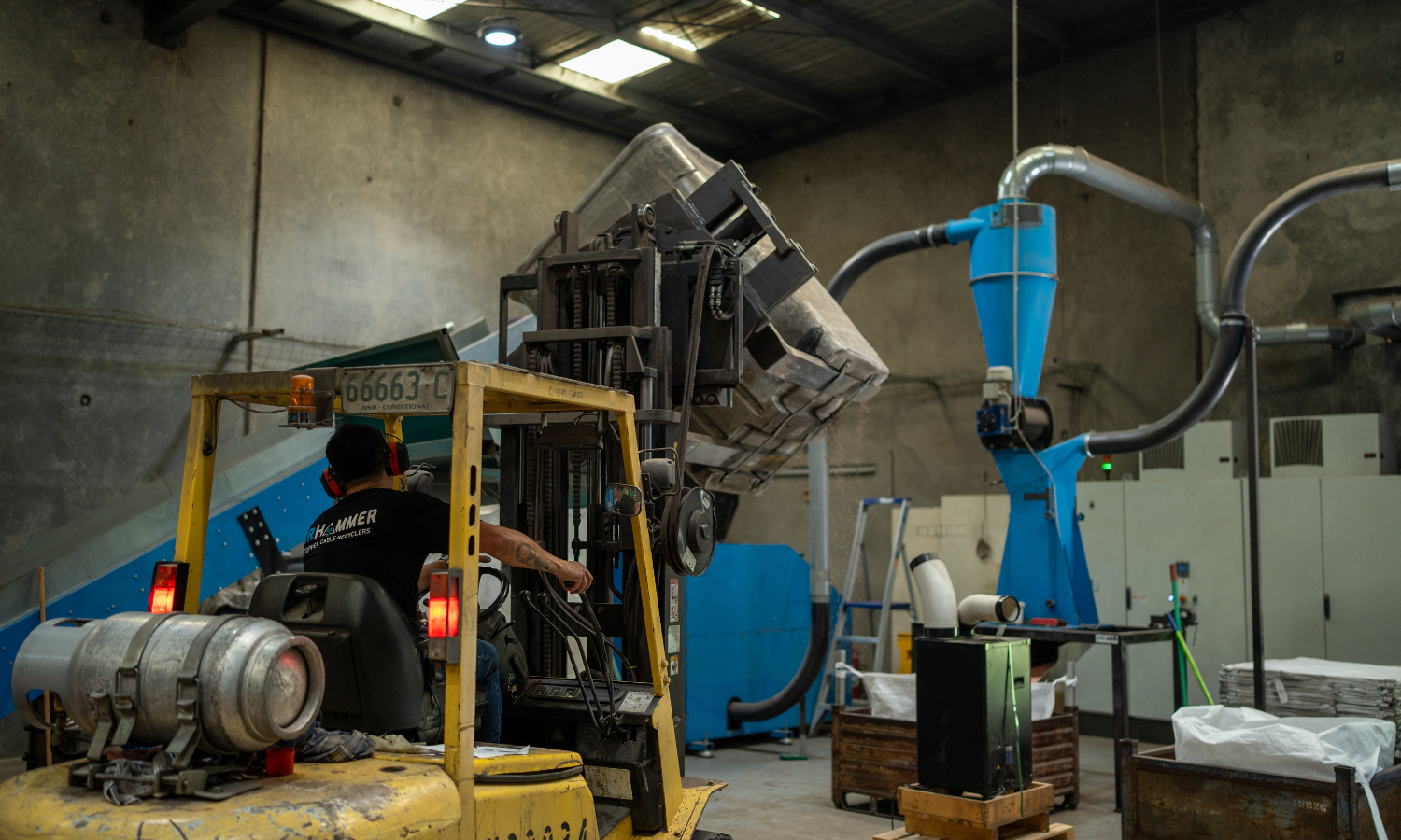 Melbourne cable recycling facility
