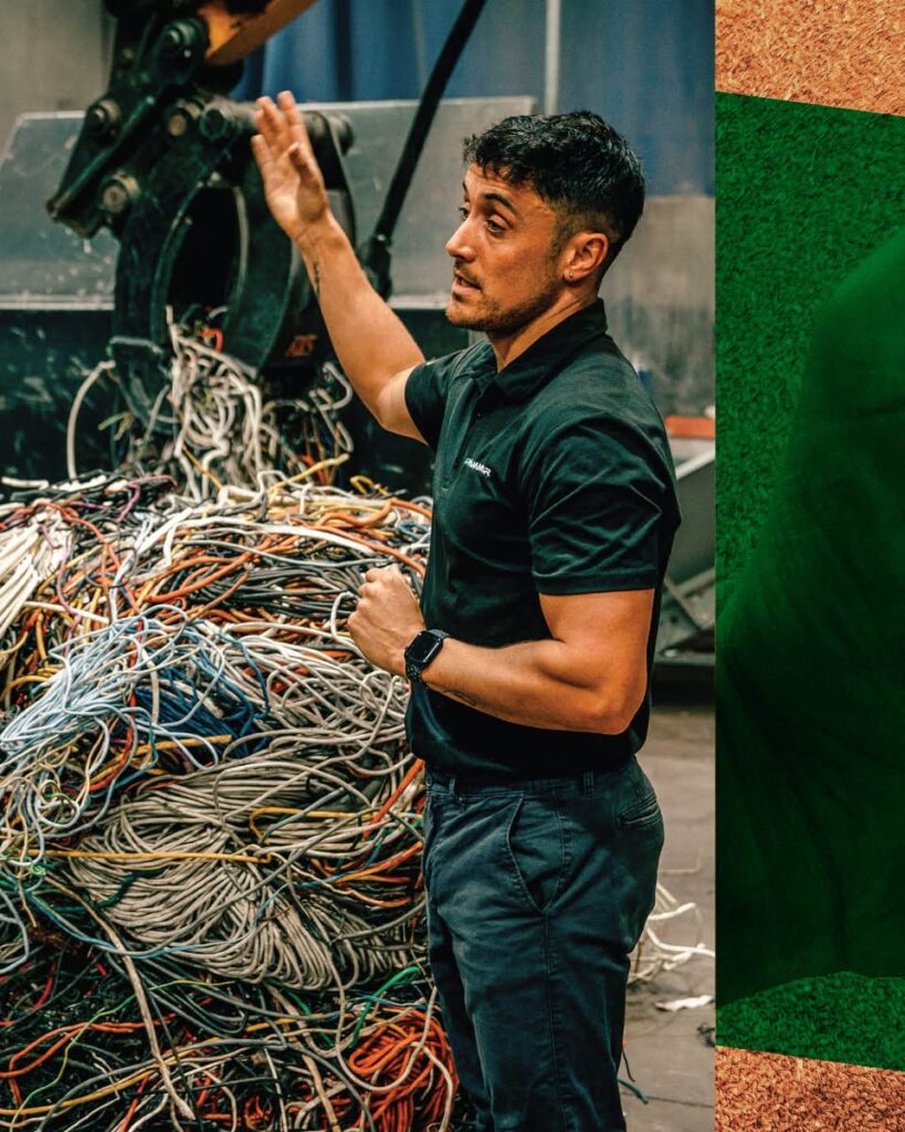  RecyCable program through JR Hammer's partnership with Lecky's solved this agribusiness' complex cable waste